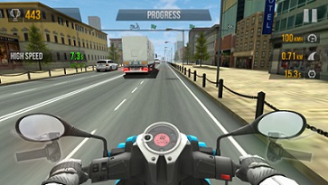 juego de motos en la calle