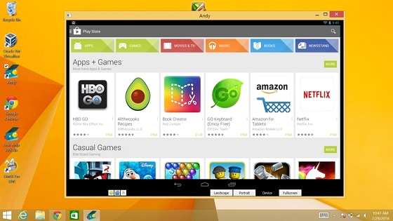 Andy OS Android para PC